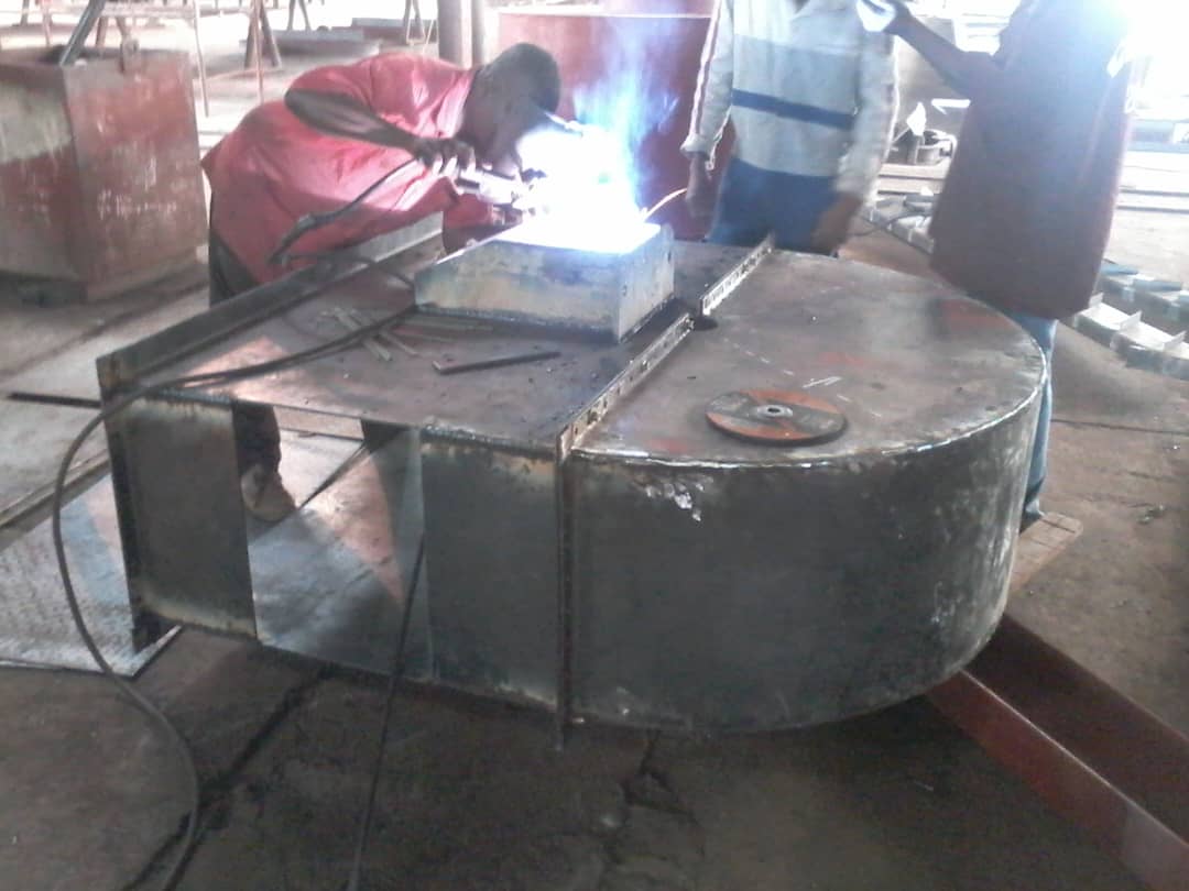 Assemblage d’une structure métallique