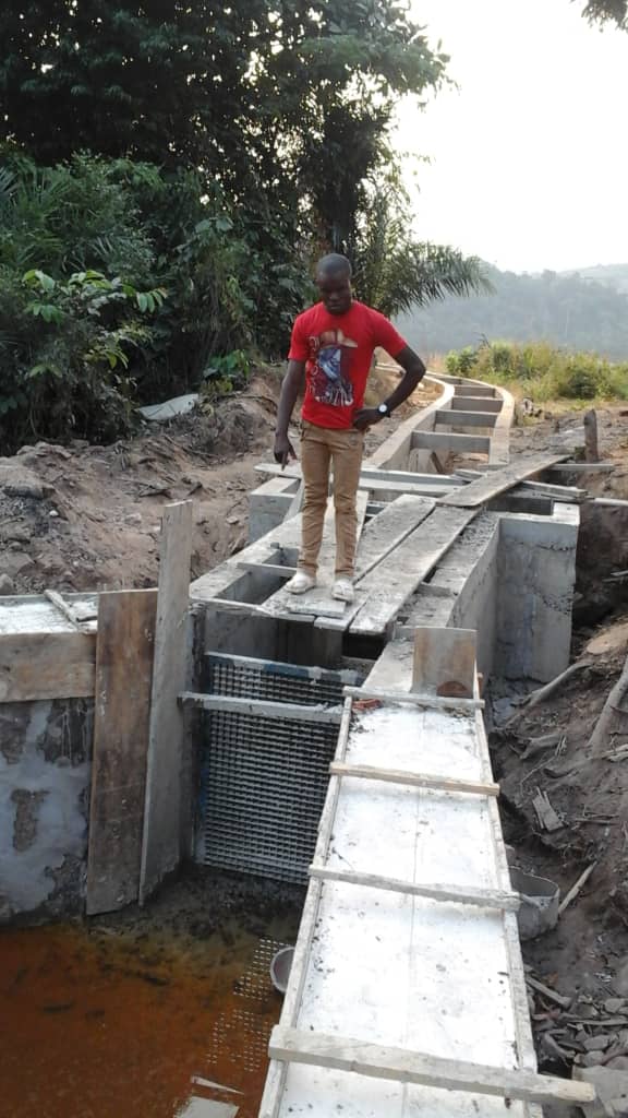 Une intervention sur un ouvrage hydraulique